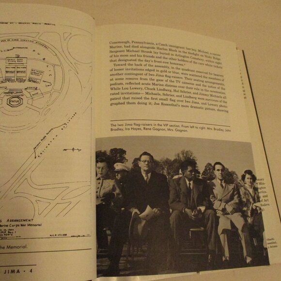 Iwo Jima Medium Red White Blue Black Graphic Reading Book - Picture 5 of 10